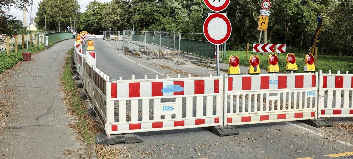 Emscherbrücke an der Heerstraße in Dinslaken bald wieder befahrbar