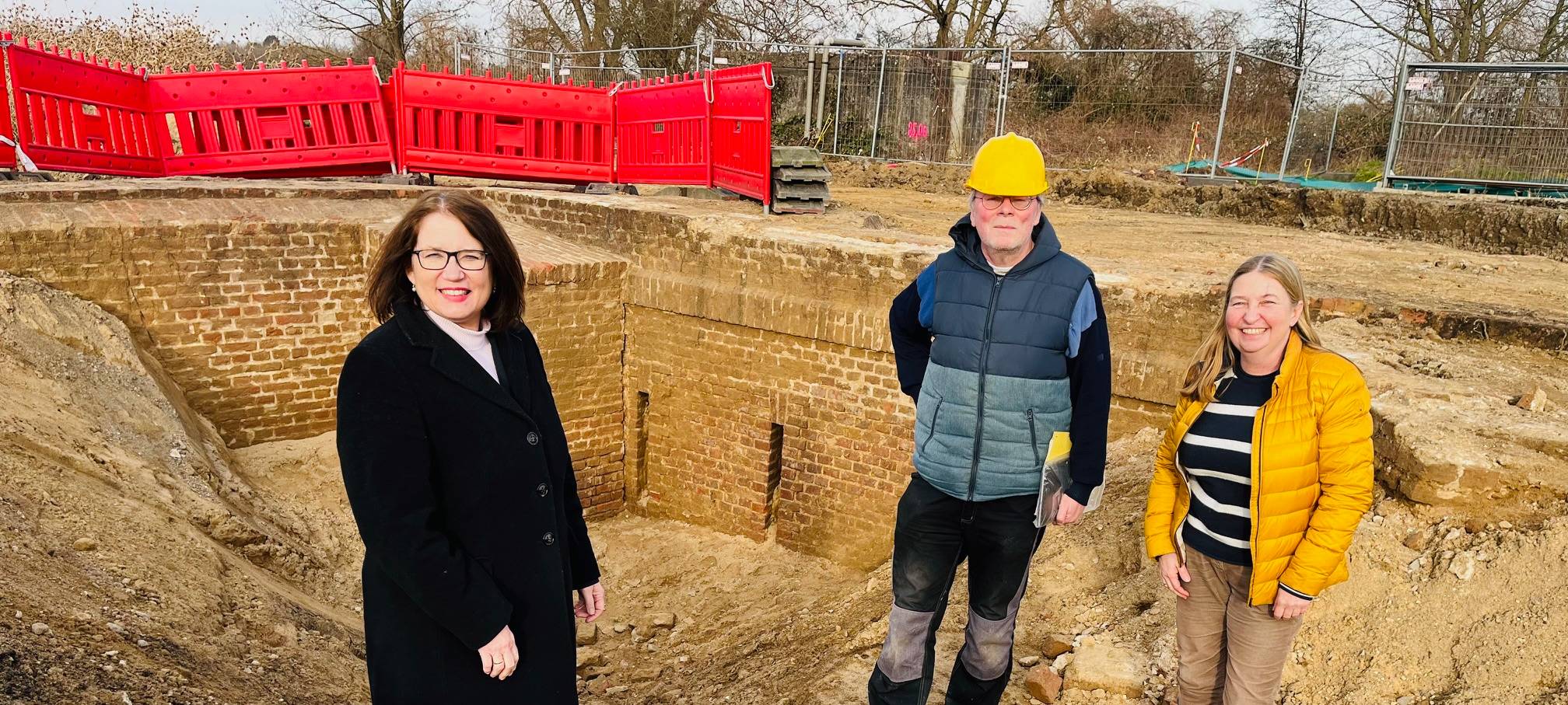 In Wesel sind Überreste eines alten Forts gefunden worden