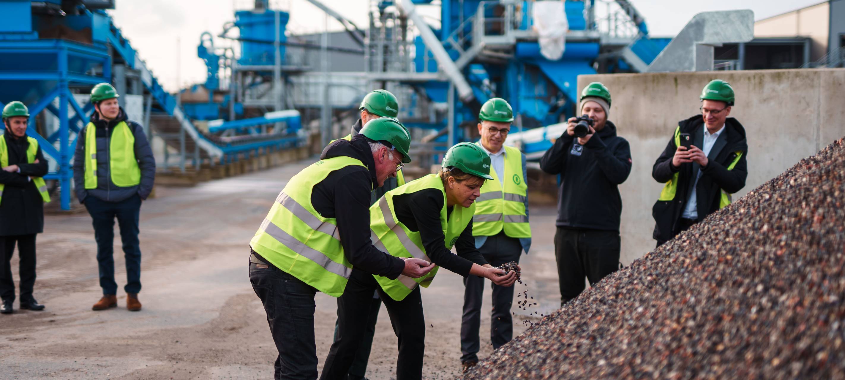 Mona Neubaur besuchte Recycling-Unternehmen in Hünxe