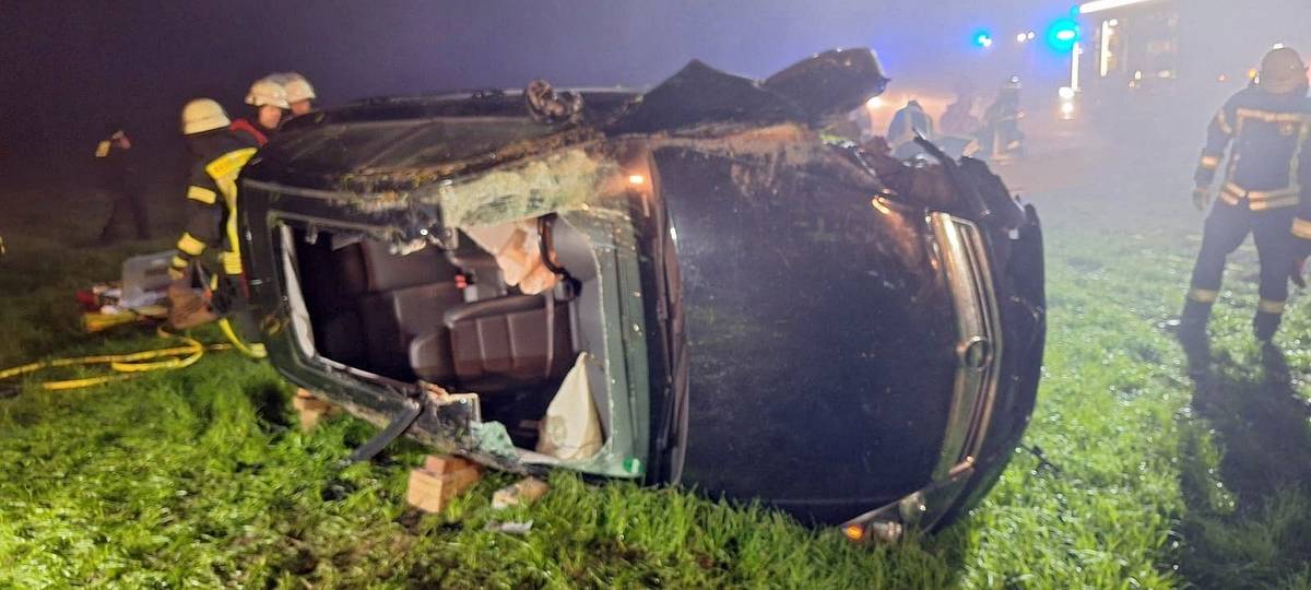 Rettung durch E-Call: Schwerverletzte bei Unfall in Sonsbeck