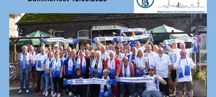 Blau - Weiße Klausenfans aus Wesel feiern 40jähriges