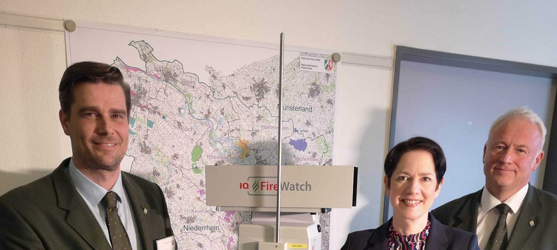 "Fire Watch": Regionalforstamt Niederrhein ist Pilotprojekt