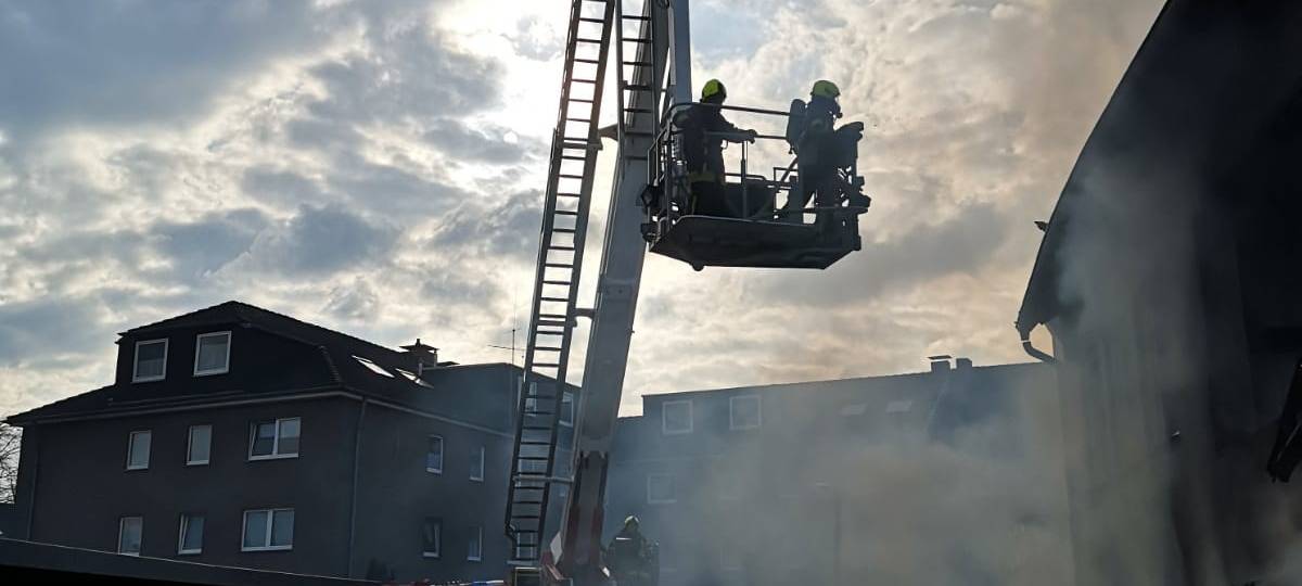 Drohne entdeckt Leiche nach Brand in Weseler Innenstadt