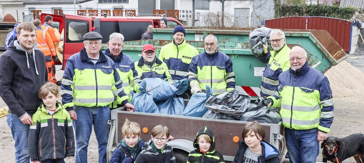 Hunderte sammelten Müll u.a. in Wesel und Schermbeck