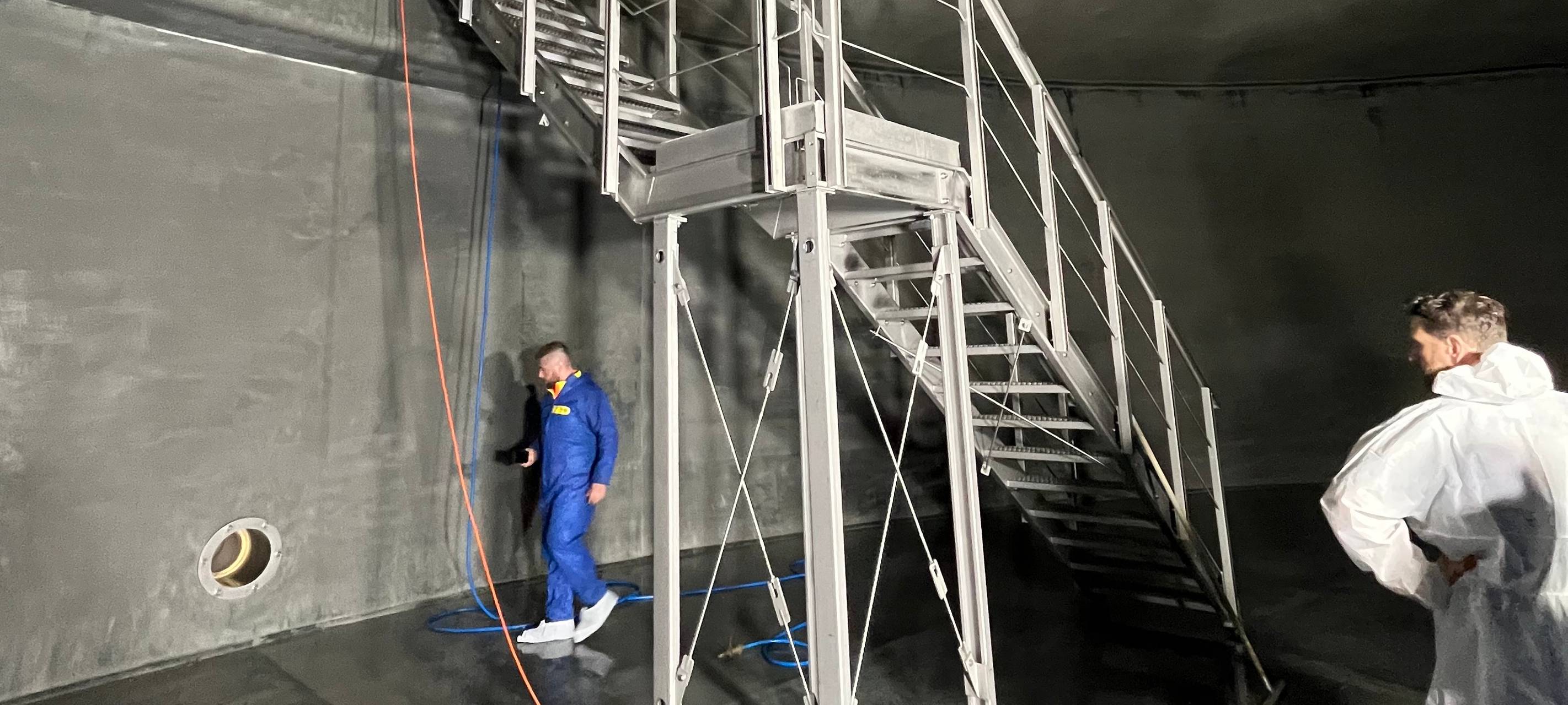 Sanierung eines Trinkwasserbehälters in Kamp-Lintfort fertig