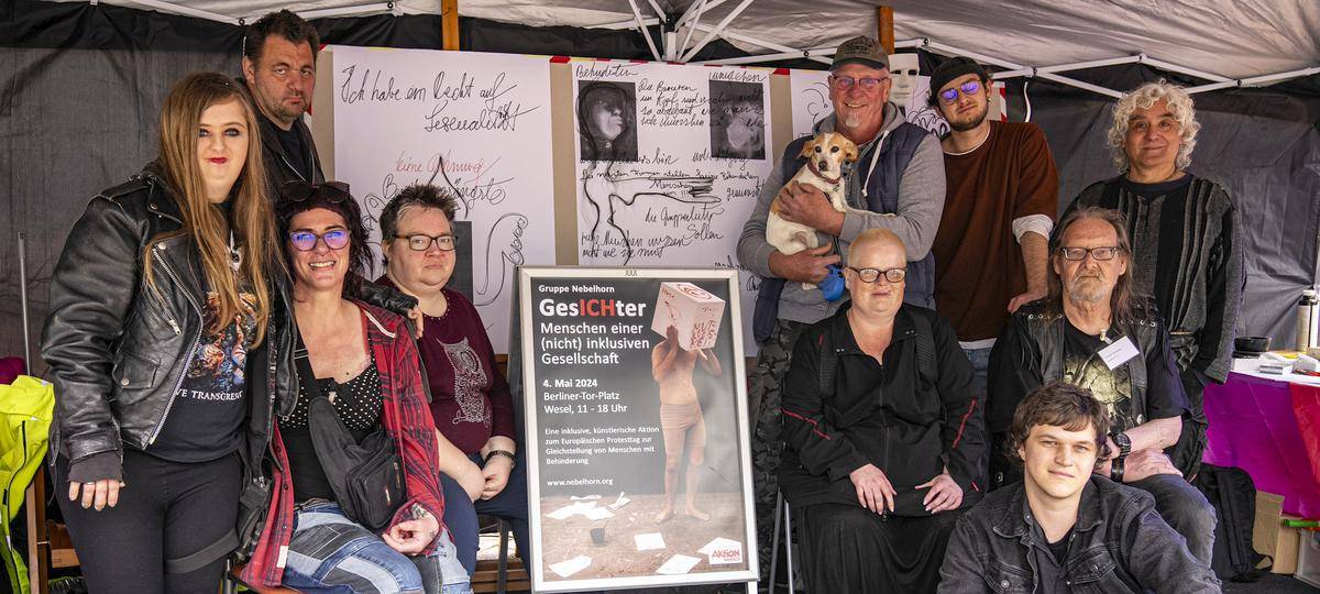 Proteste am Gleichstellungstag für Menschen mit Behinderung