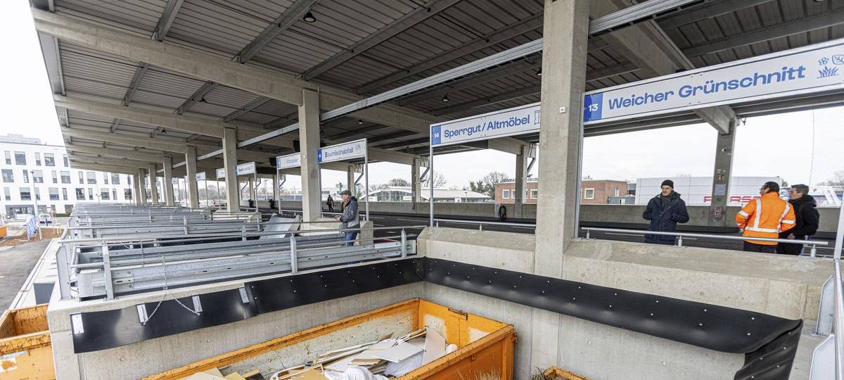 Neuer Kreislaufwirtschaftshof in Moers hat jetzt länger auf