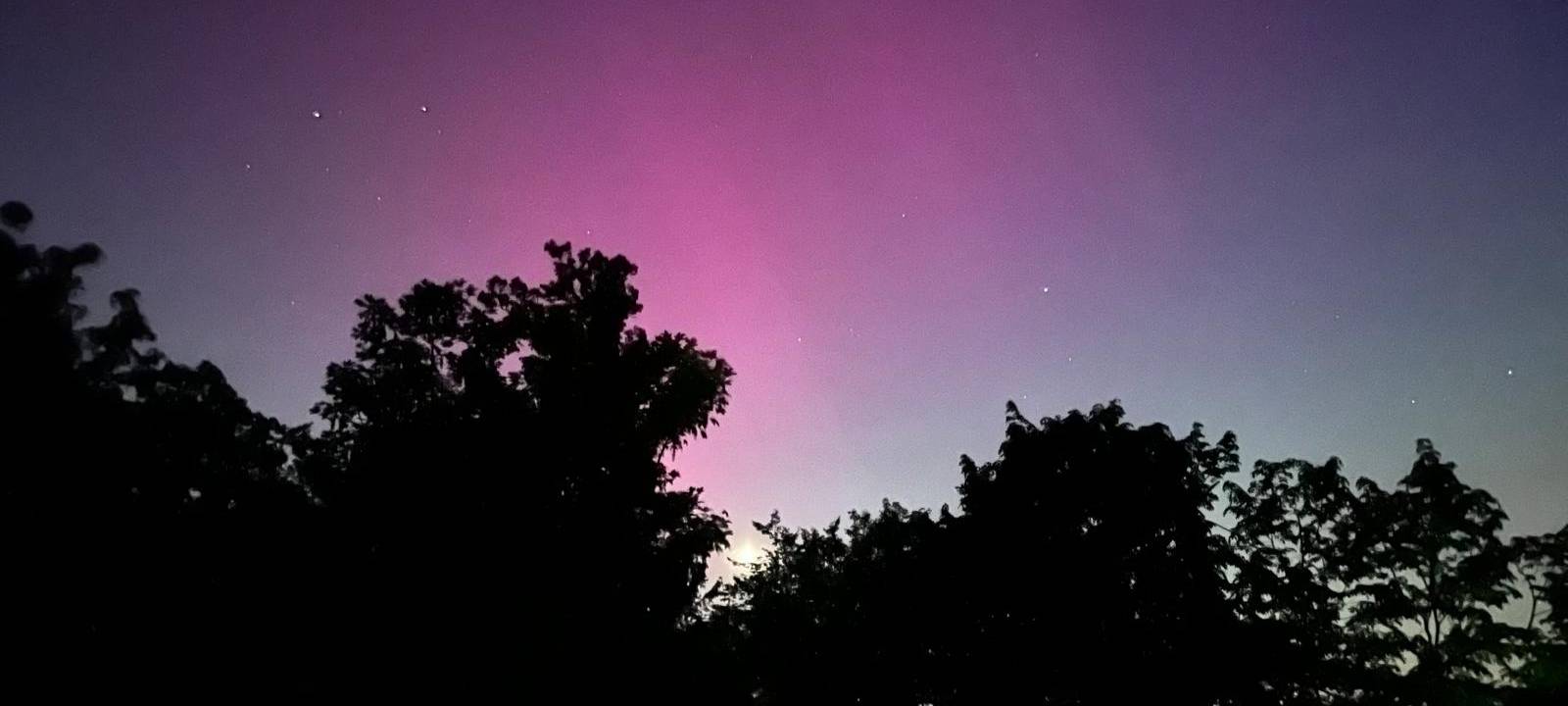 Polarlichter ließen Himmel über dem Kreis Wesel leuchten