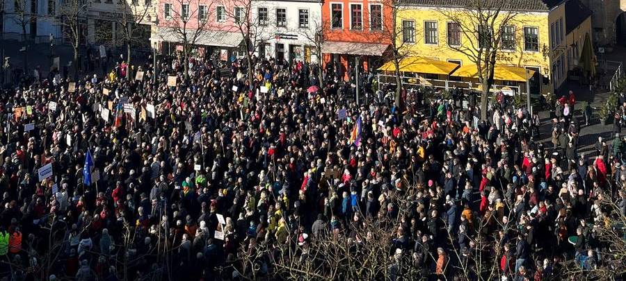 Dritte Demo gegen Rechtsextremismus in Xanten
