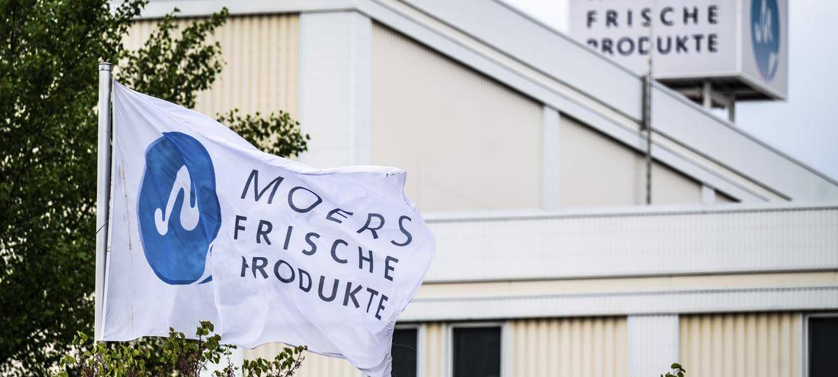 In Moers streiken heute Beschäftigte der Milchindustrie