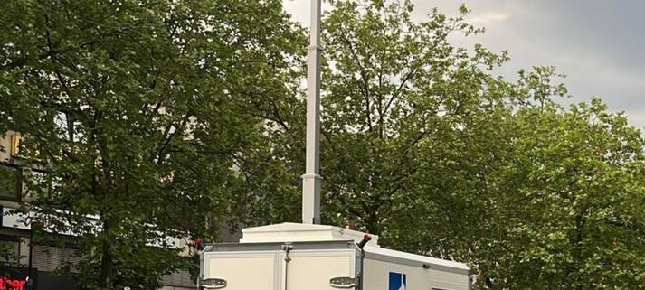 Mobile Kameras überwachen wieder den Altmarkt in Hamborn