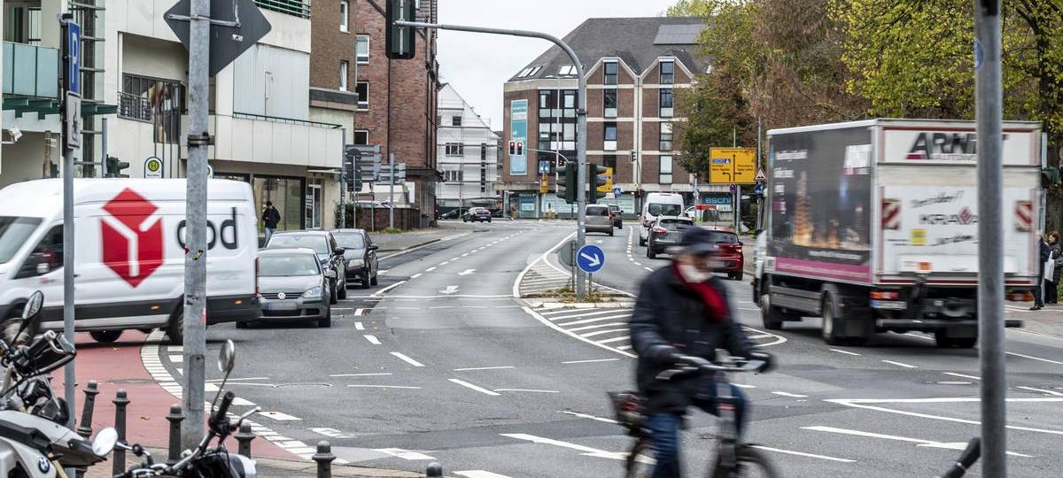In Moers wird die Unterwallstraße ab heute umgebaut