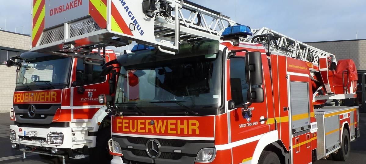 In Dinslaken-Hiesfeld hat ein Mehrfamilienhaus gebrannt