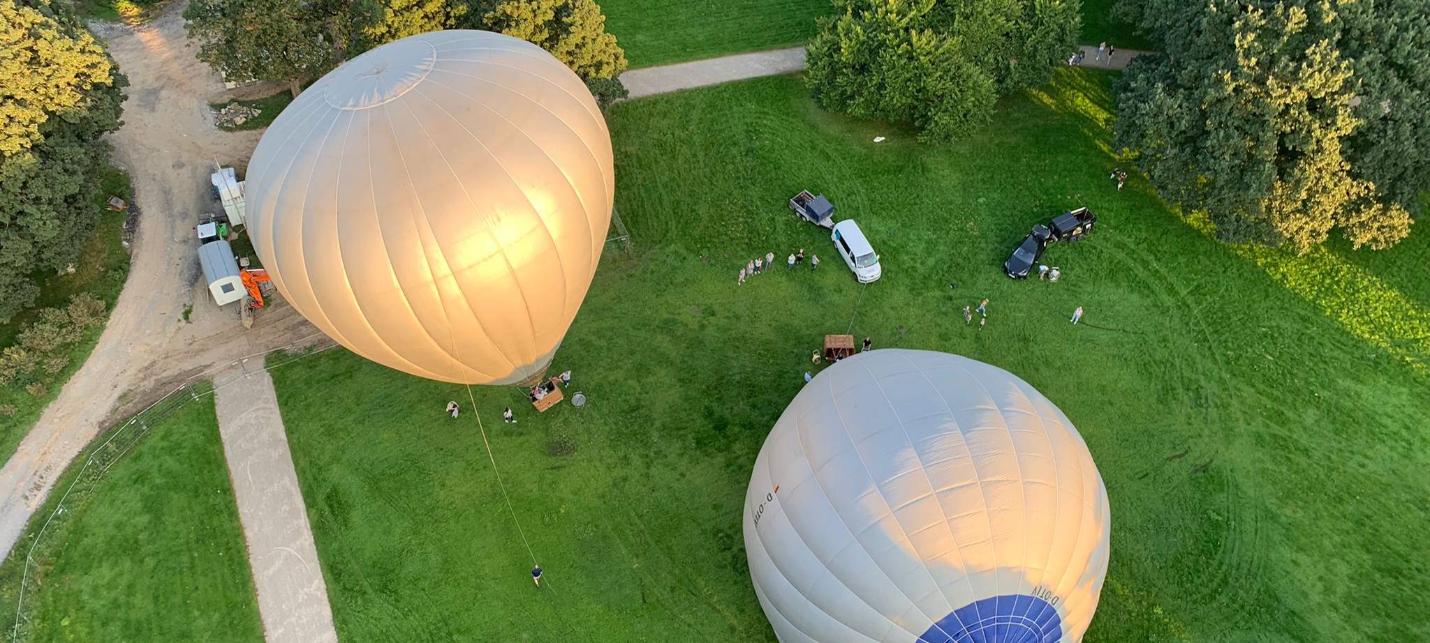 Heißluftballone starten wieder vom Moerser Freizeitpark aus