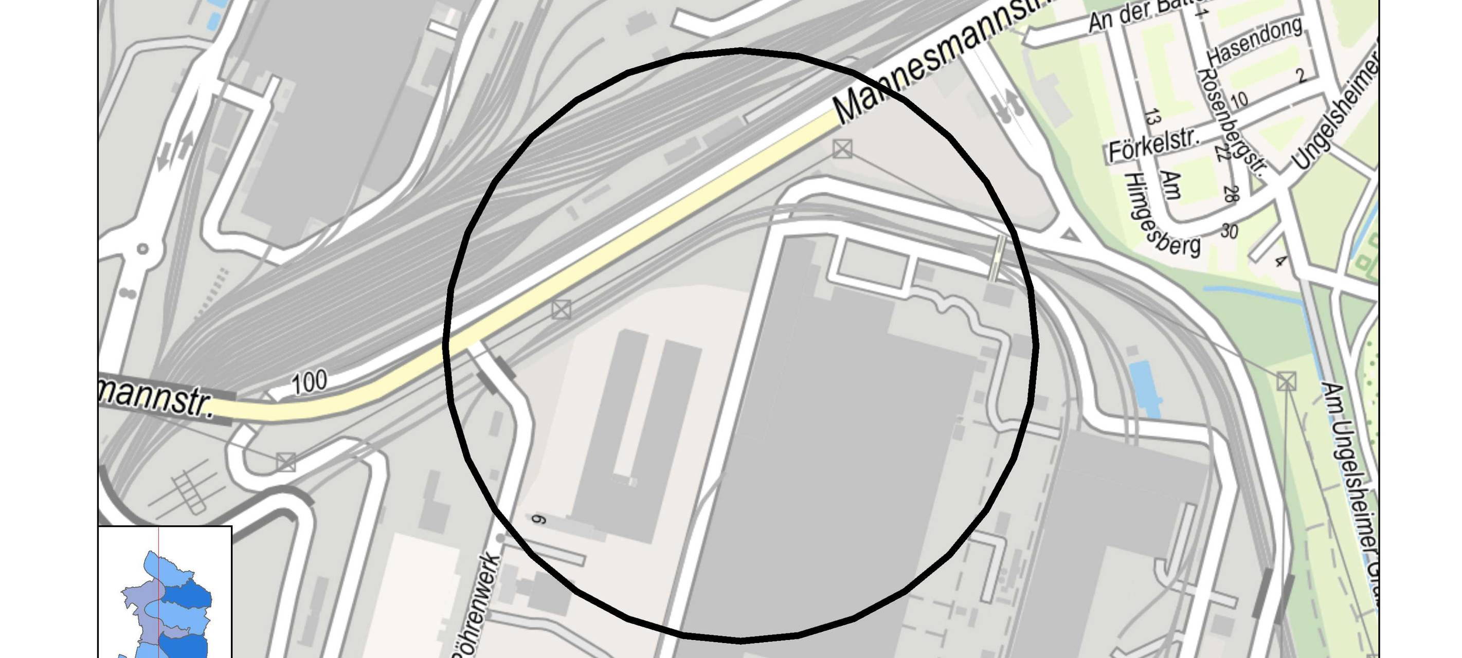 In Duisburg ist eine Bombe auf HKM-Gelände entschärft worden