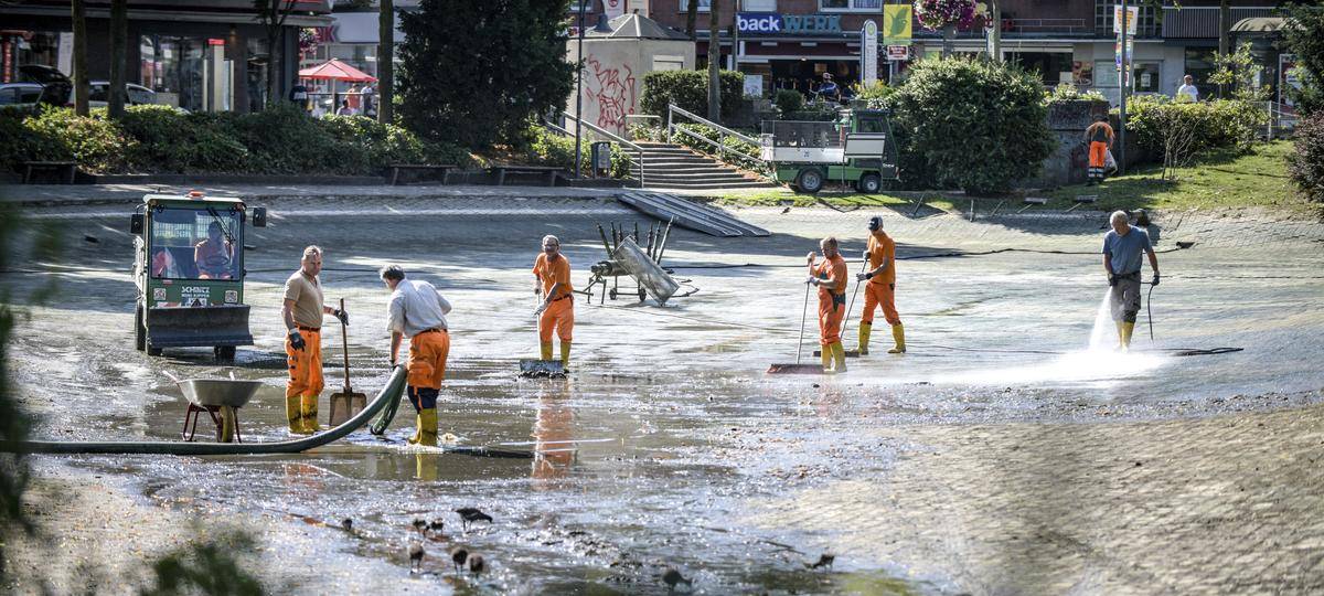 Moerser Königssee wird ab heute komplett gereinigt