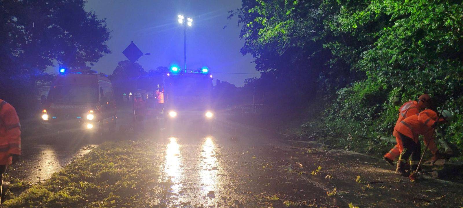 60 unwetterbedingte Einsätze im Kreis Wesel