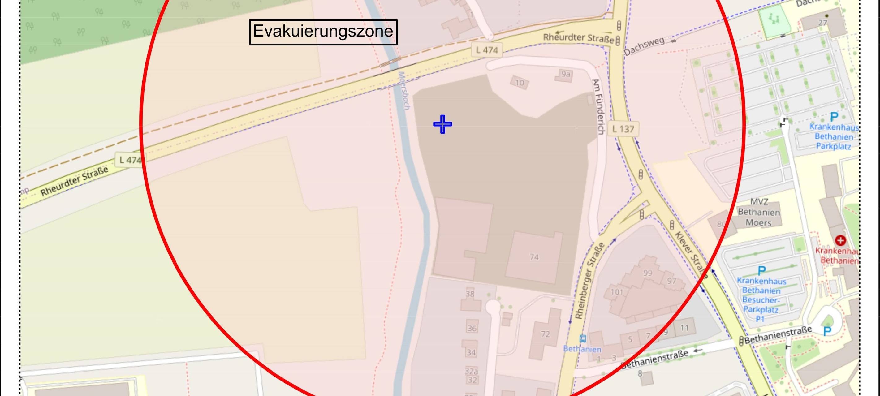 Bombenfund in Moers: Bombe erfolgreich entschärft