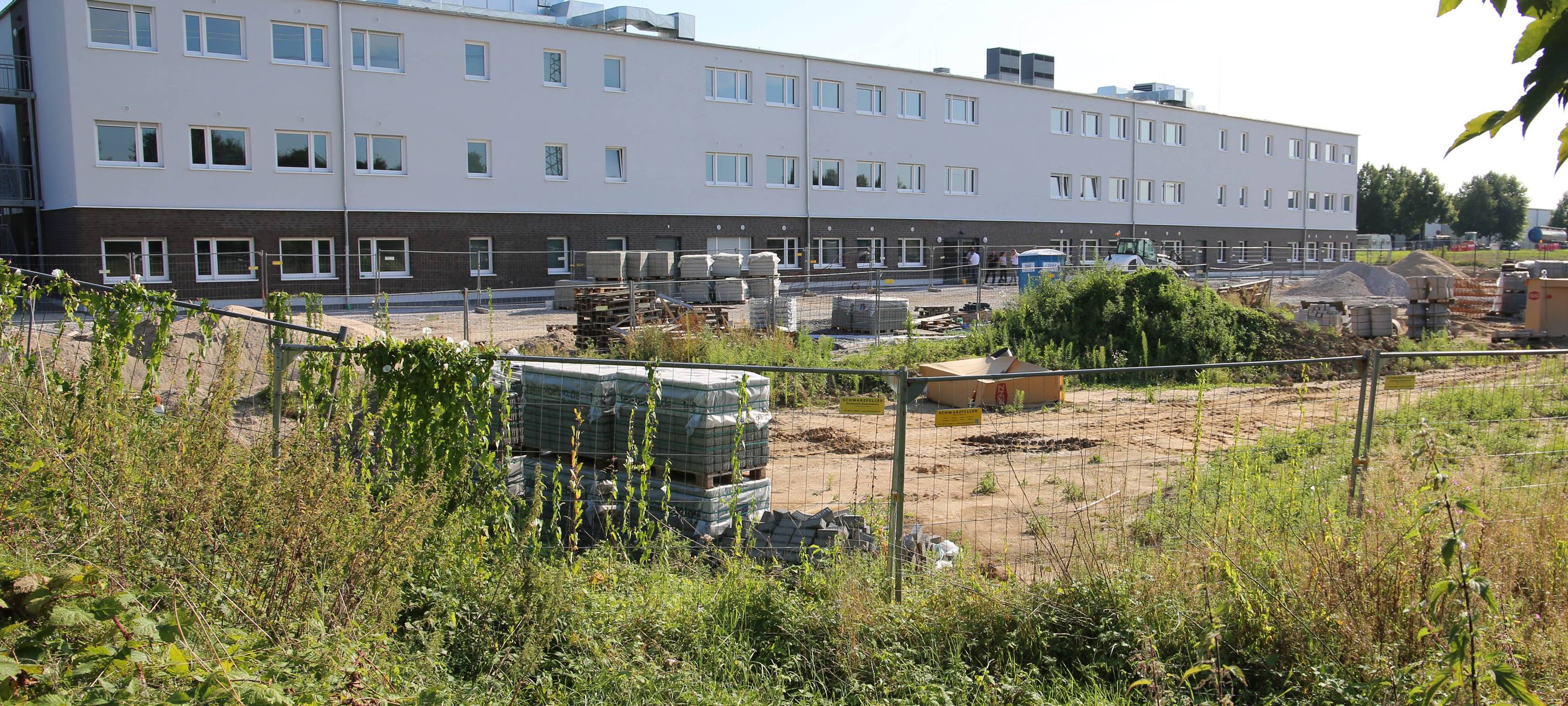 Flüchtlingsunterkunft in Moers wird bezogen