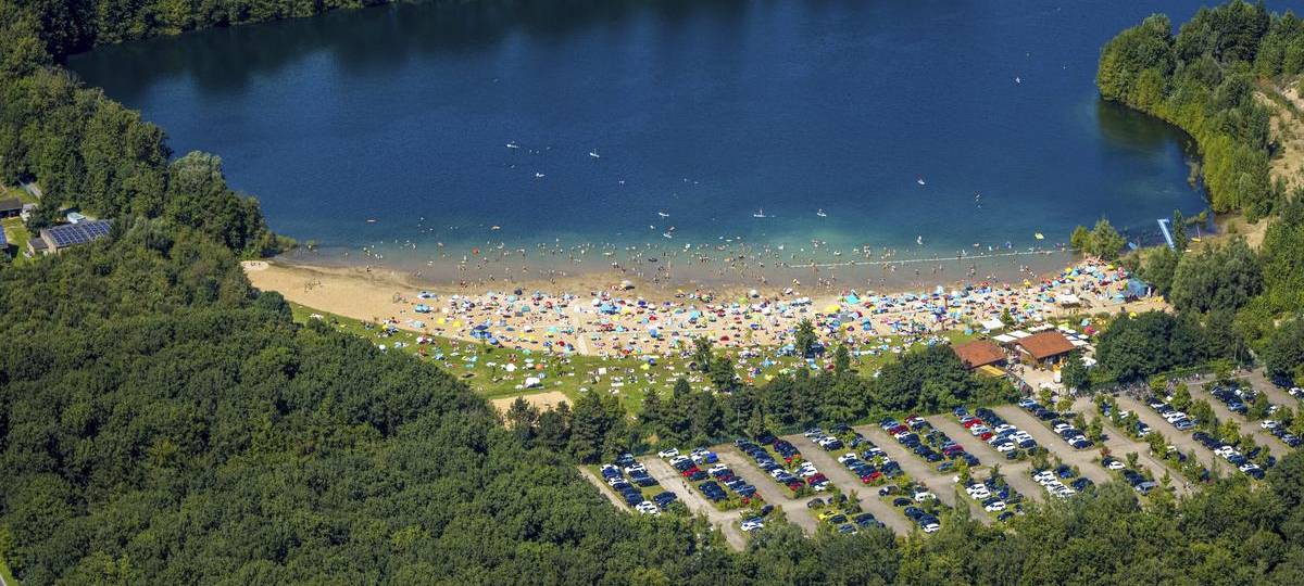 "Tender" in Voerde gehört zu den beliebtesten Badeseen