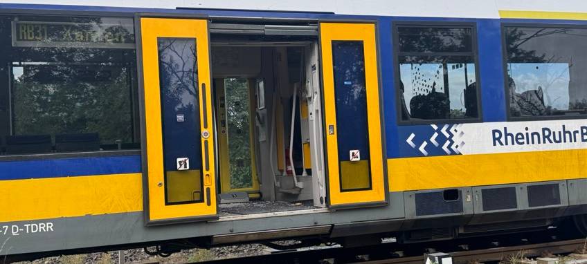 Zugunfall in Moers: RB31 fährt auch heute nur eingeschränkt
