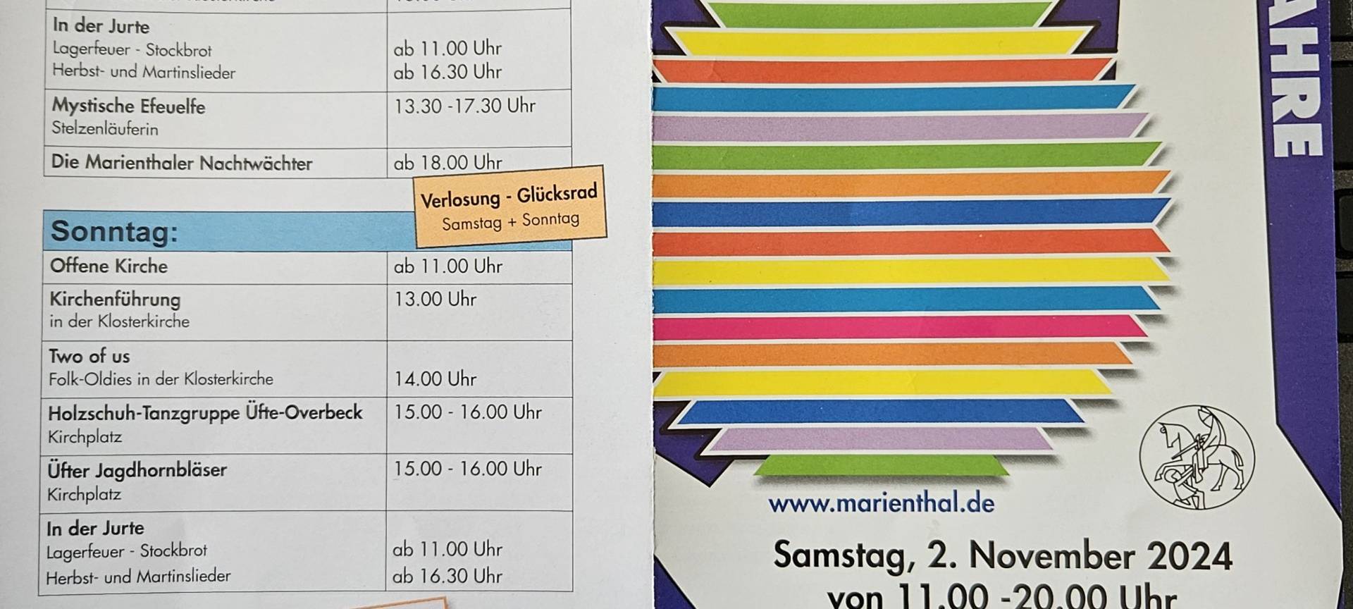 Marienthaler Martinsmarkt feiert "silbernes" Jubiläum