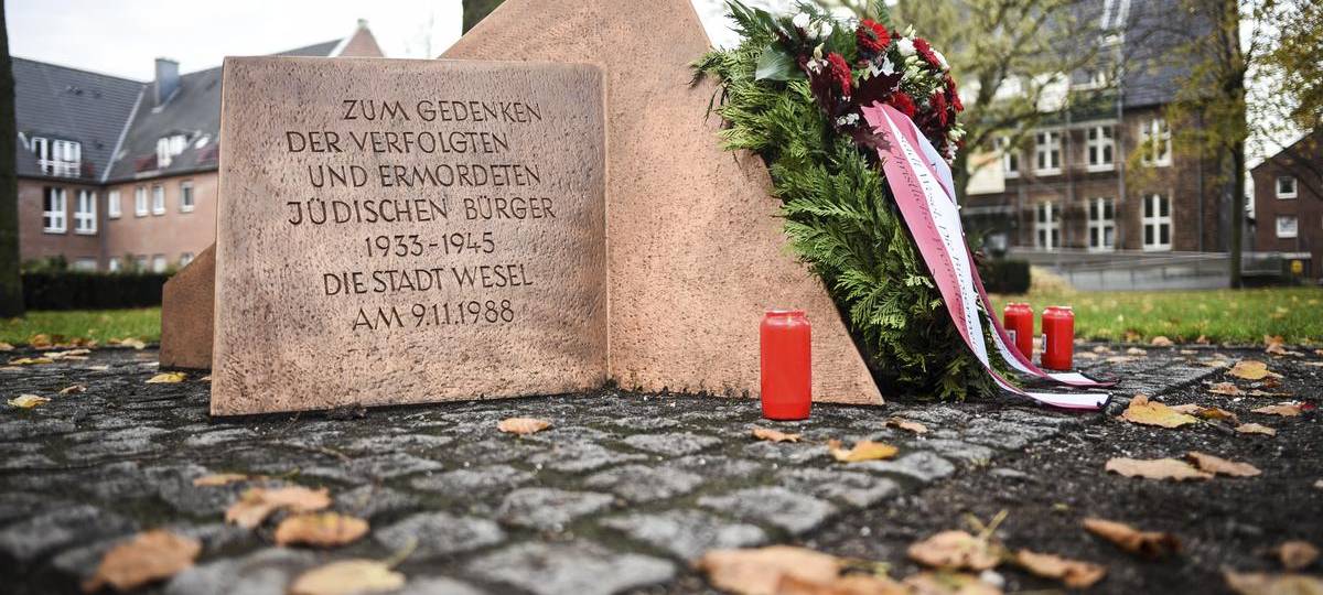 Städte im Kreis Wesel erinnern Samstag an Reichspogromnacht