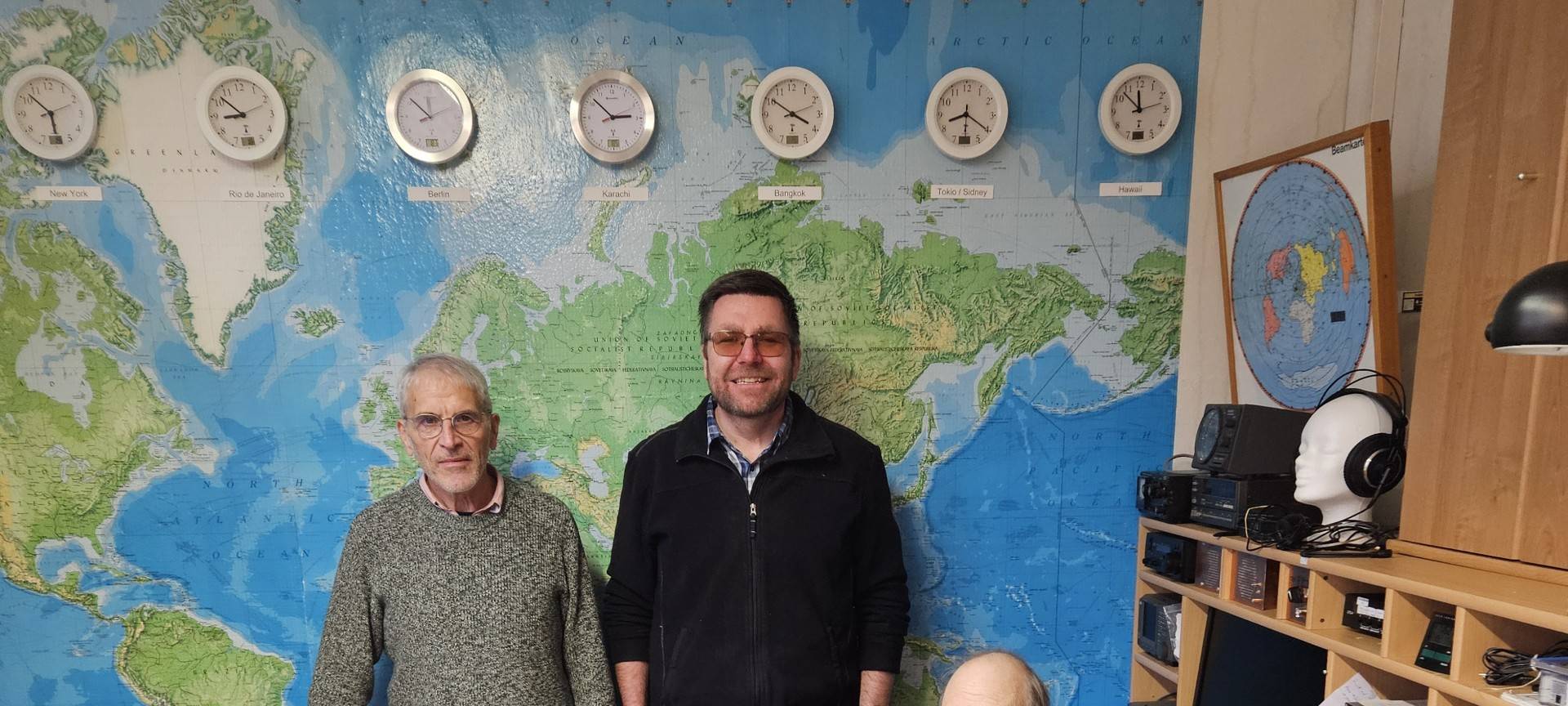 Rheinhausen: Funksignale an die Neumayer Station und die ISS