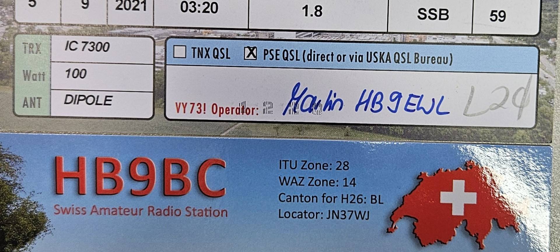 Rheinhausen: Funksignale an die Neumayer Station und die ISS