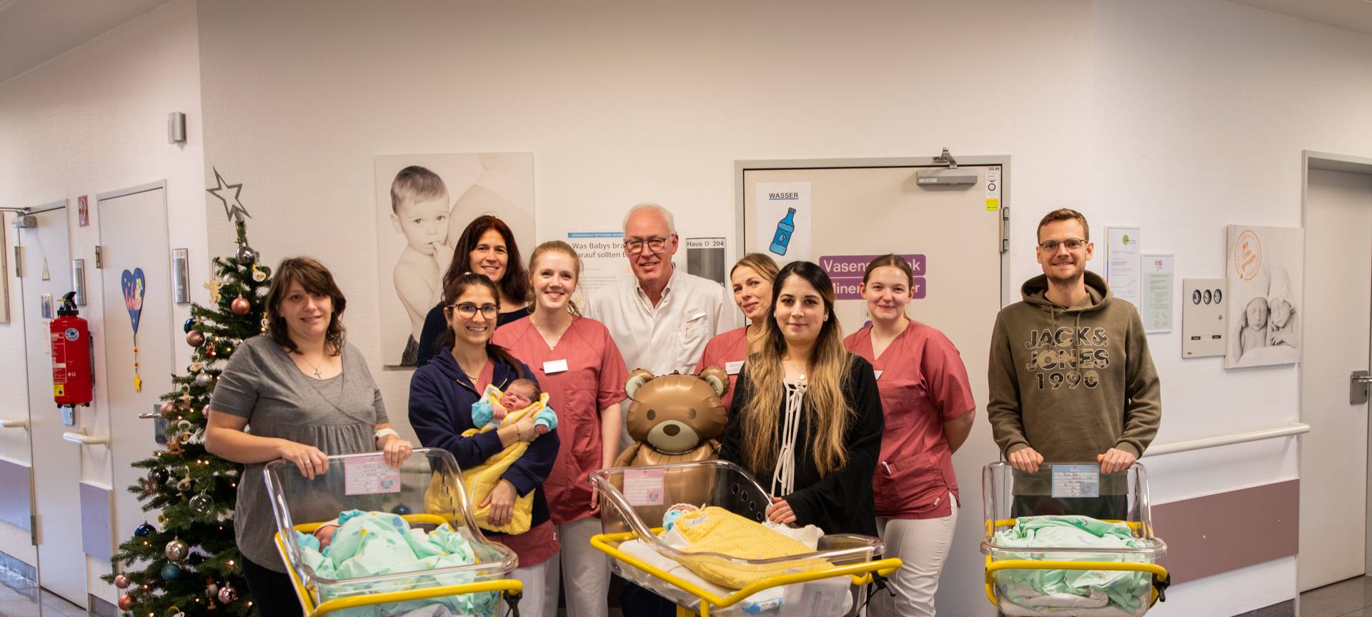 Sieben Neujahrsbabys im Moerser Bethanien-Krankenhaus