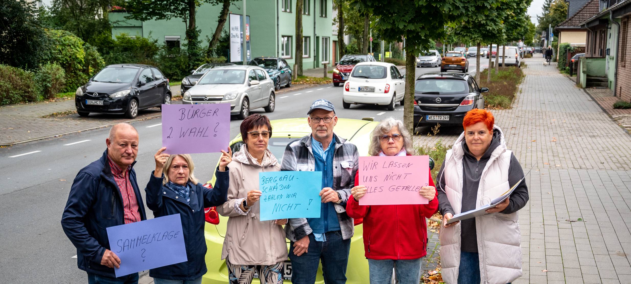 Anwohner an der Augustastraße in Dinslaken sind sauer