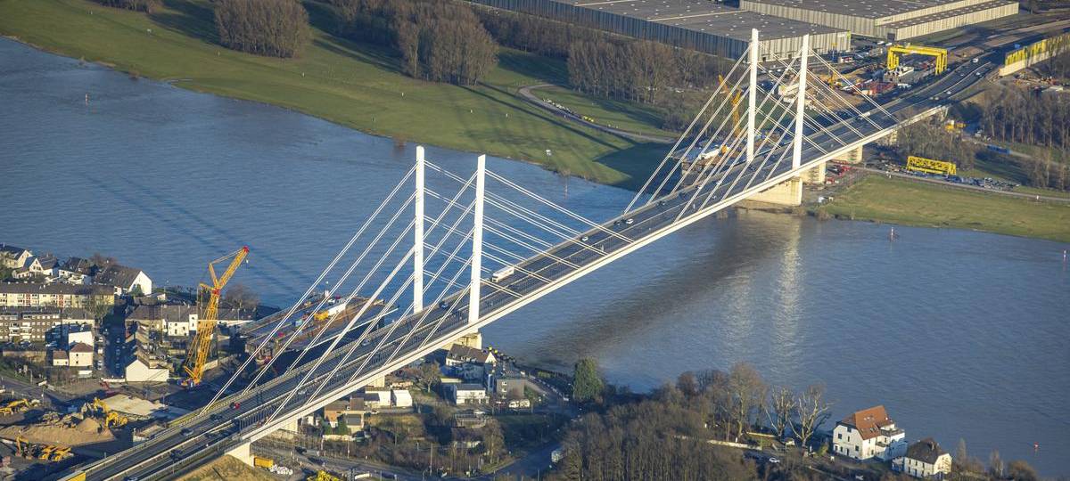 Wichtiger Schritt auf Baustelle der A40-Brücke Neuenkamp