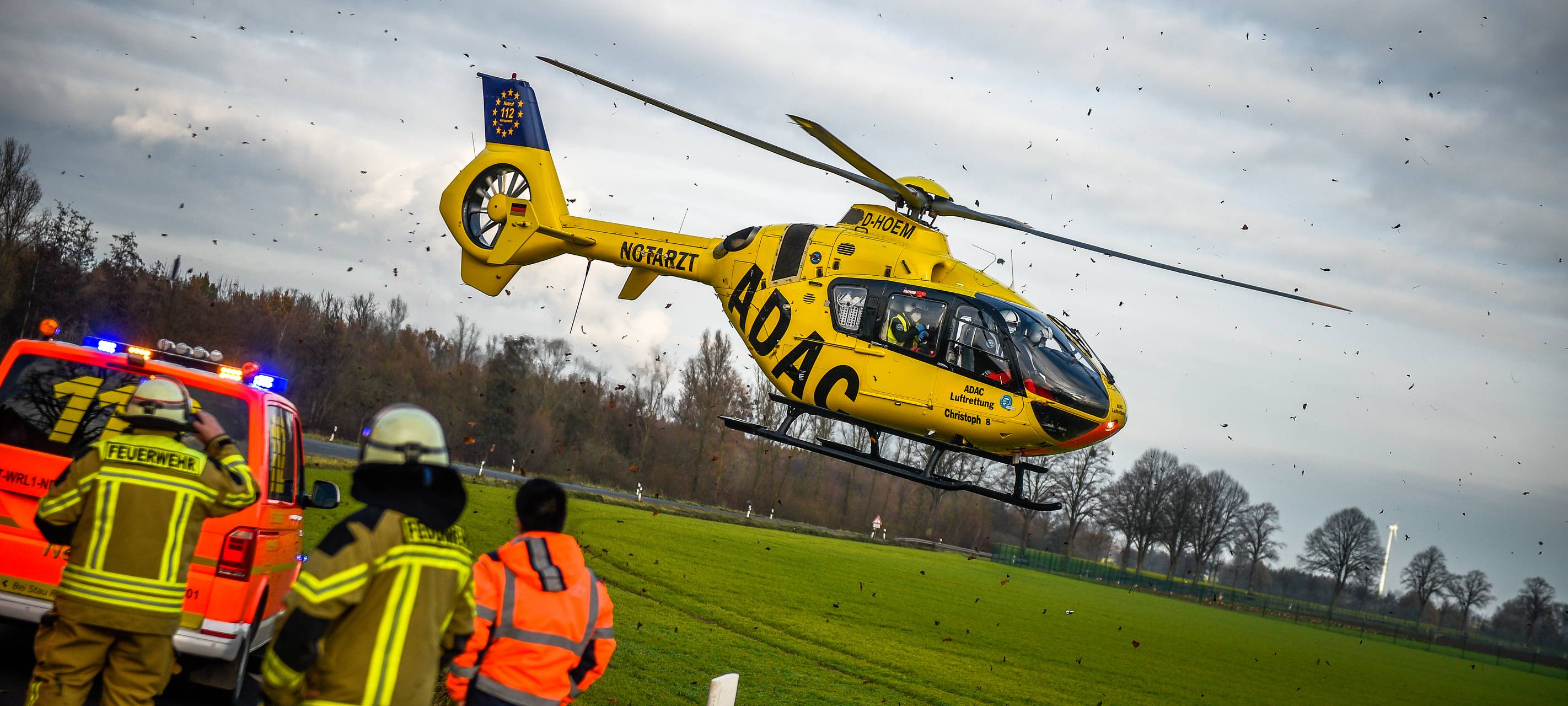 Weniger Einsätze für die ADAC Rettungshubschrauber