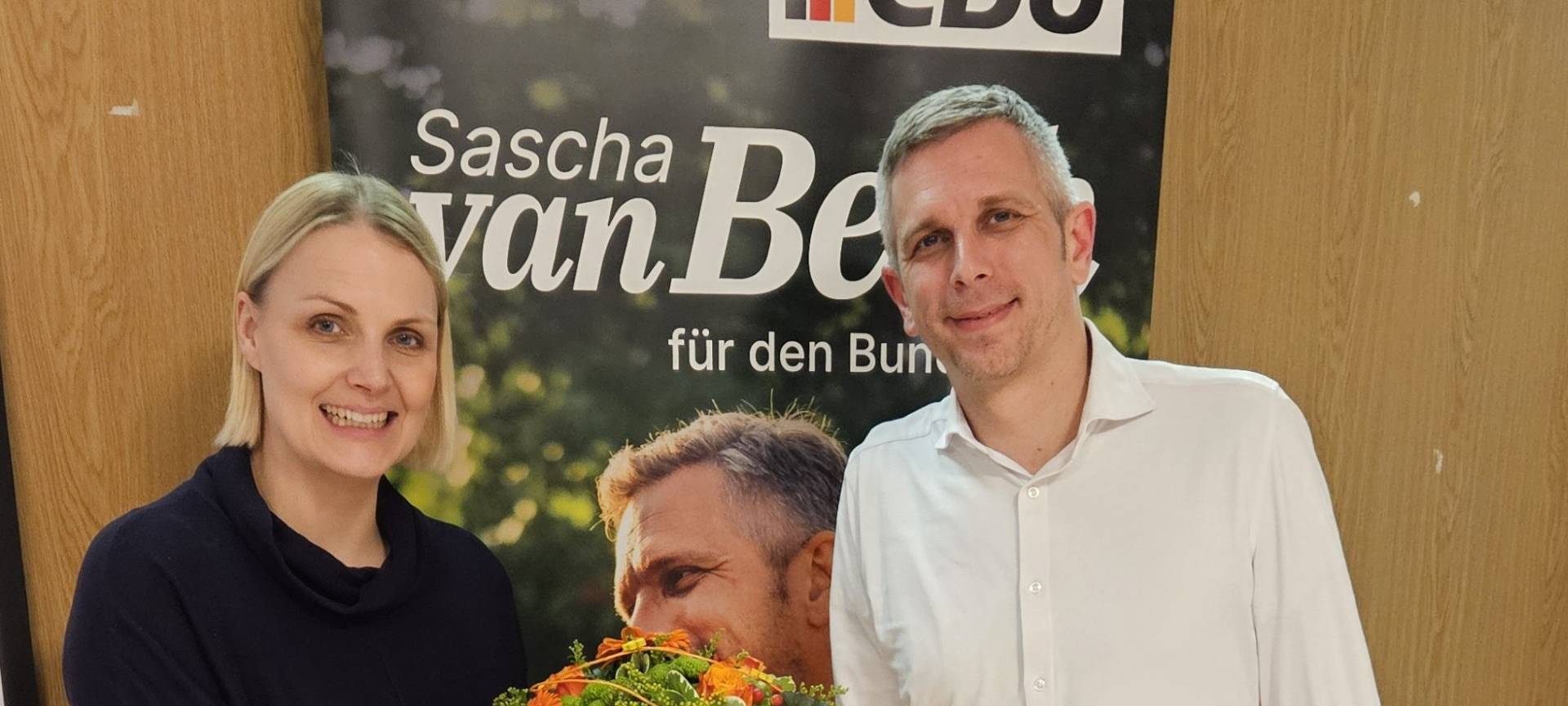 Der Wahlkreis Wesel I geht an Sascha van Beek (CDU)