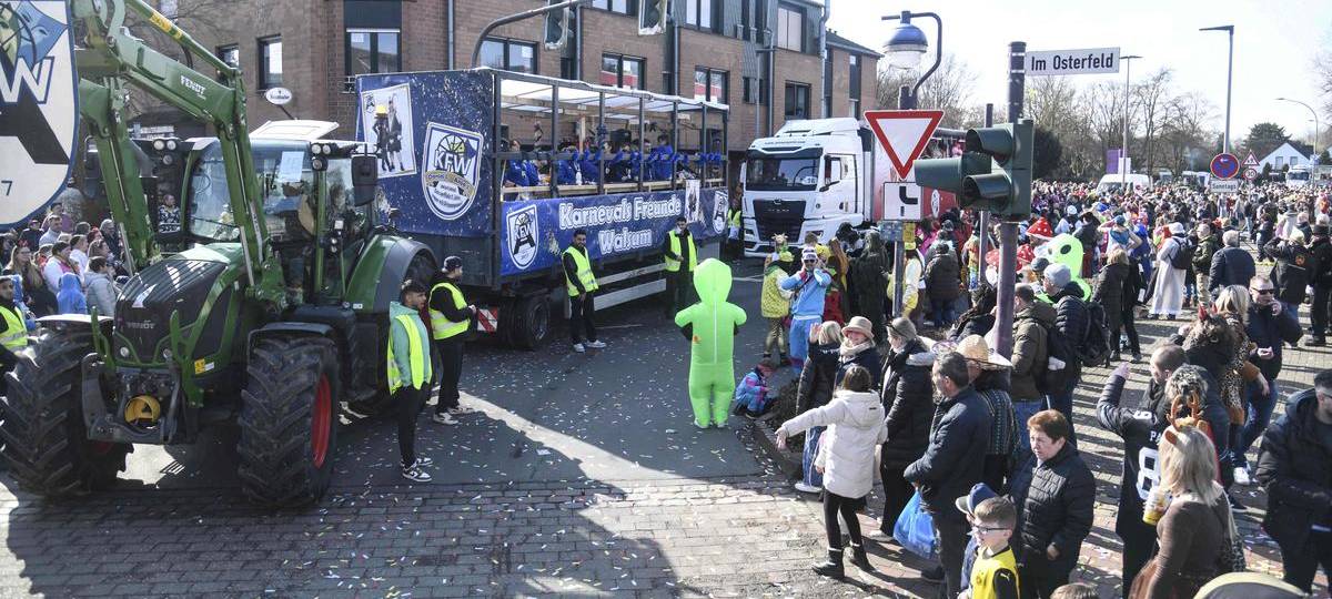 25.000 Menschen in Voerde - heute kreisweit sieben Züge