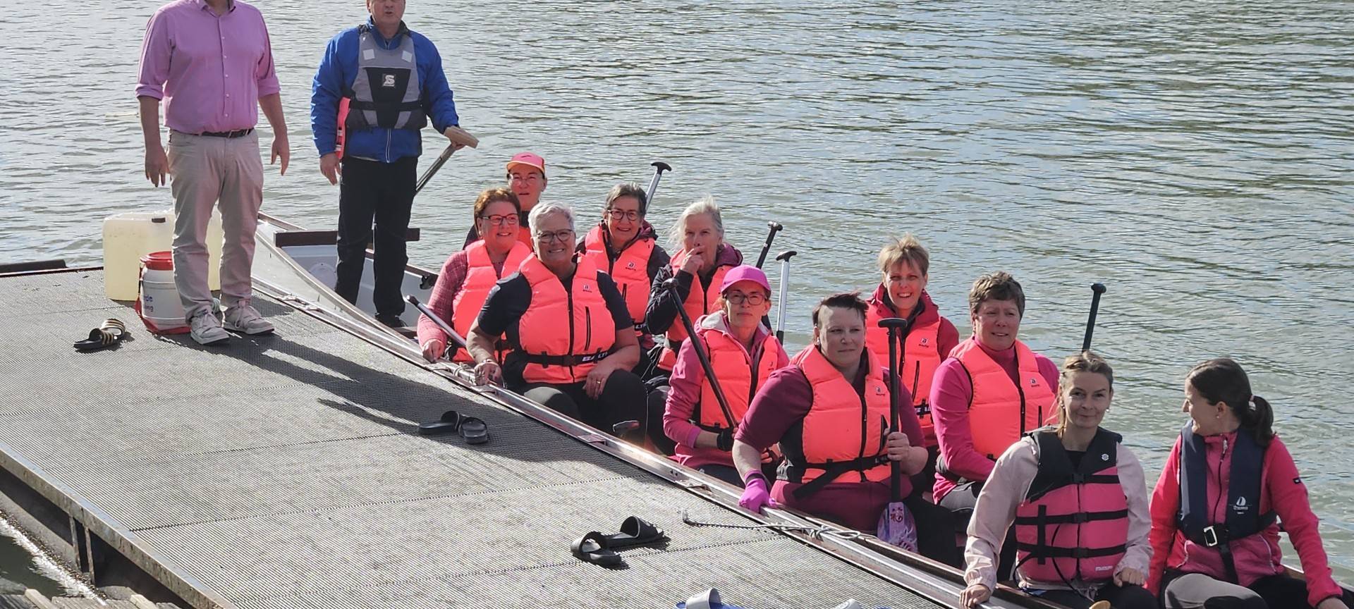 Pink Boot: Frauen mit Brustkrebs starten bei Regatta