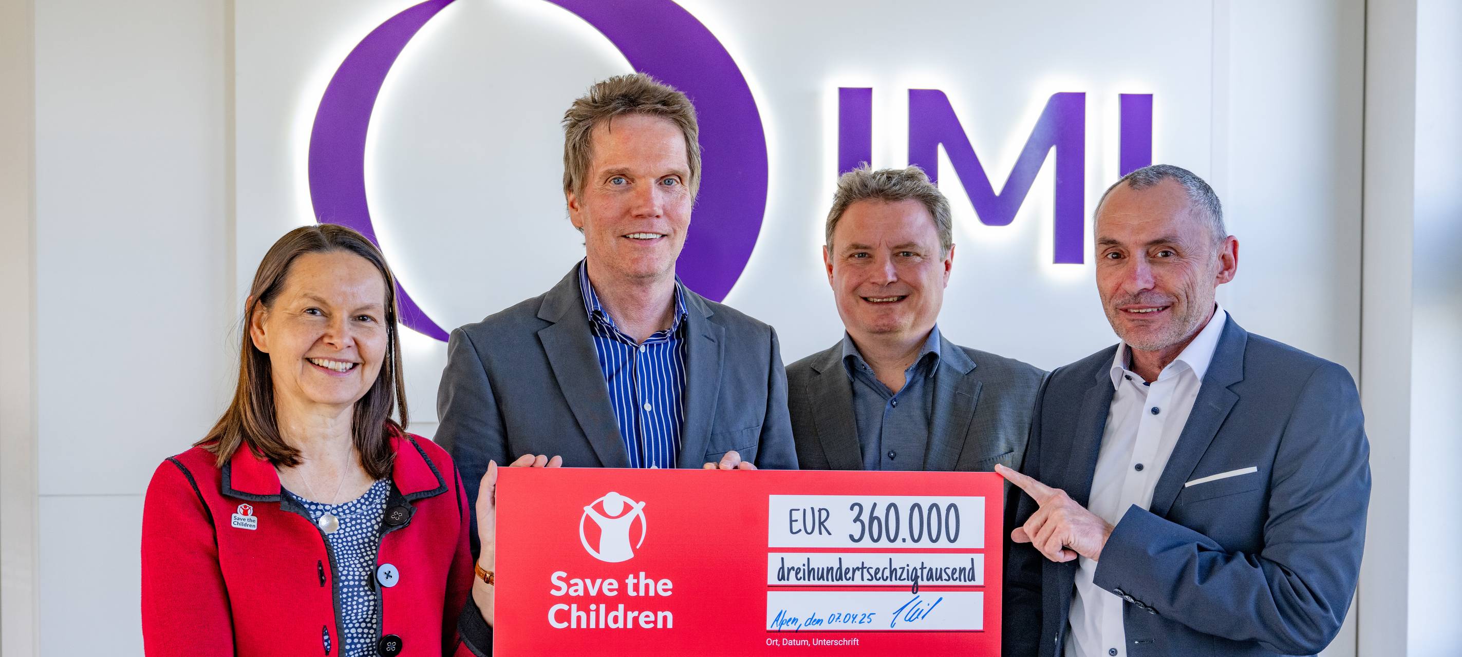 Norgren Alpen spendet 360tausend Euro