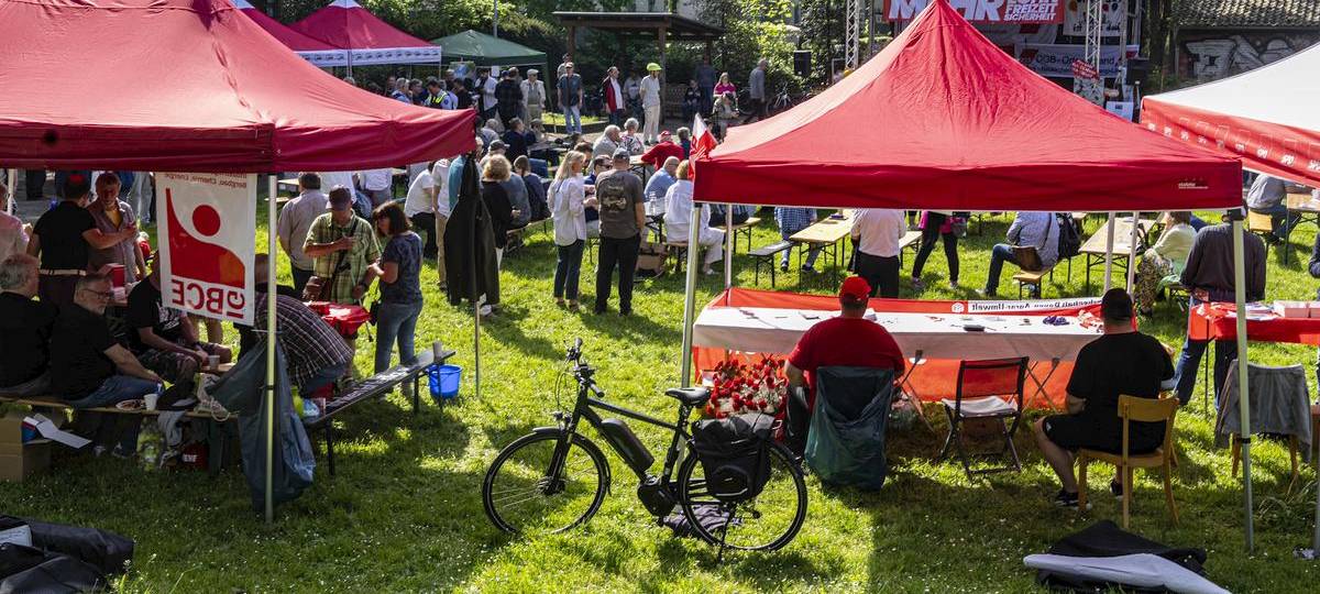 Kundgebungen am 1. Mai in Duisburg, Moers und Dinslaken
