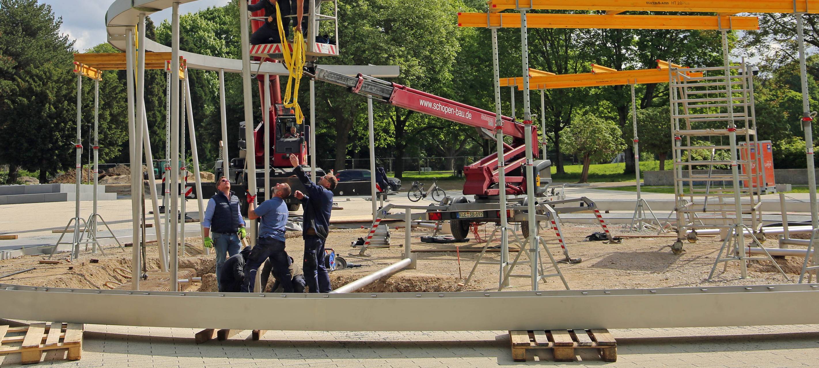 Moerser Freizeitpark nimmt Gestalt an