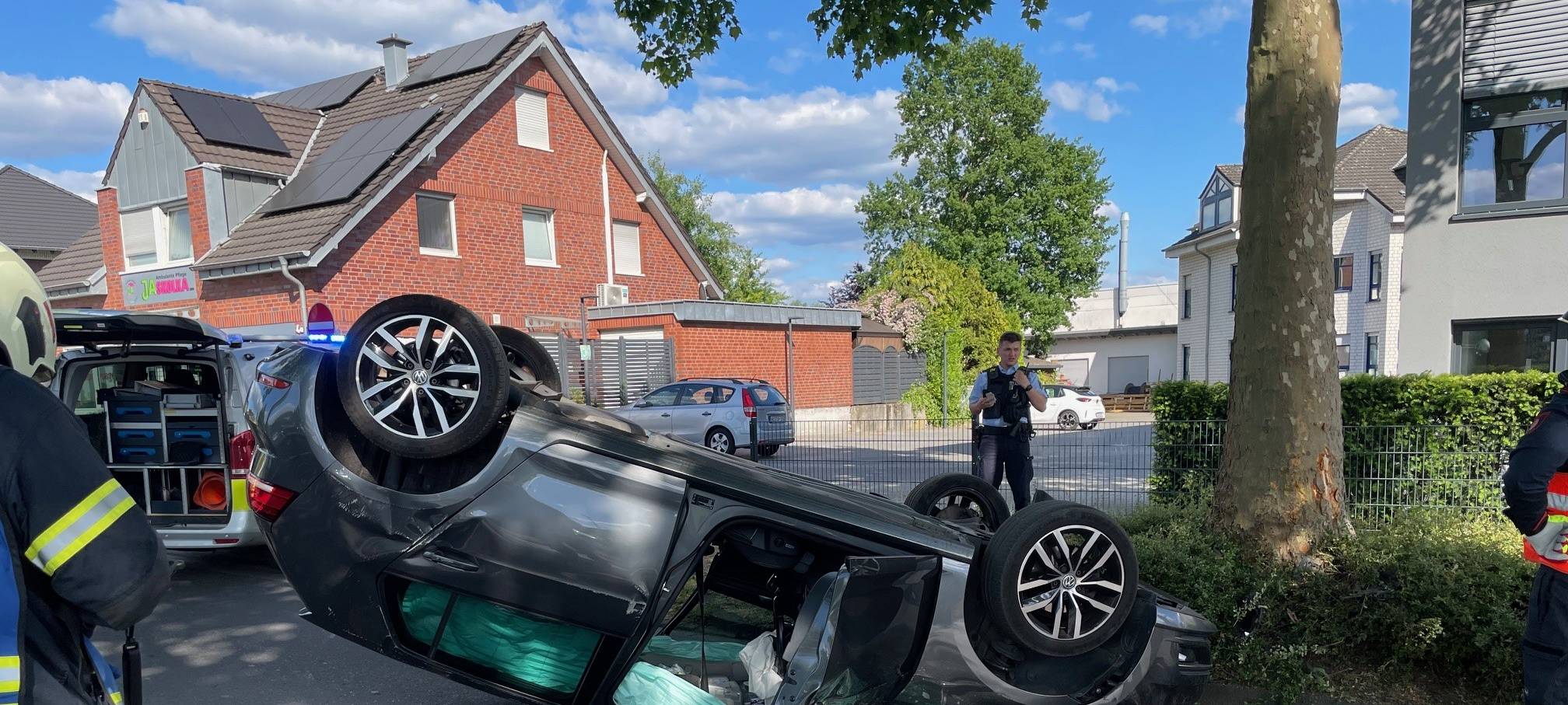 Dinslaken: Unfall unter Alkoholeinfluss