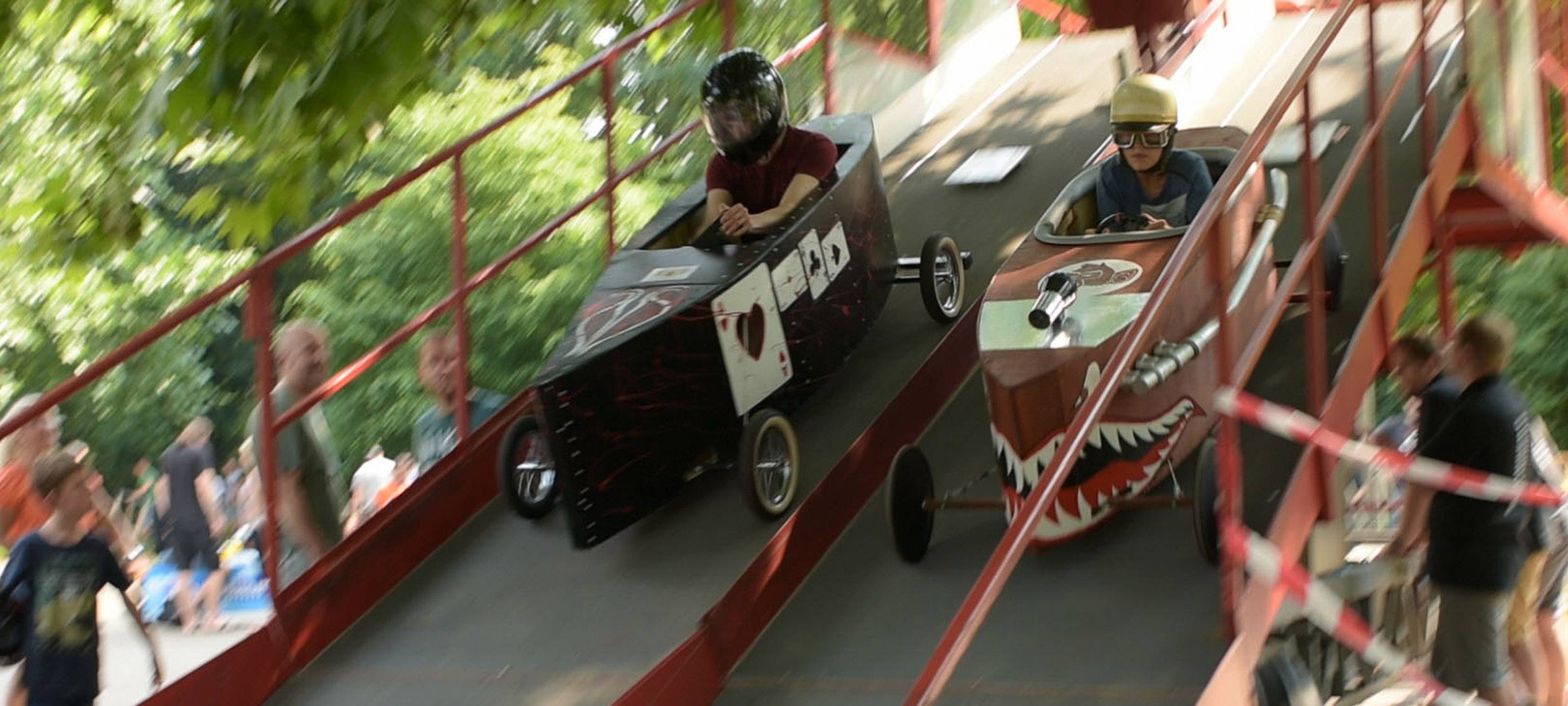 Moers: Seifenkistenrennen wieder im Freizeitpark