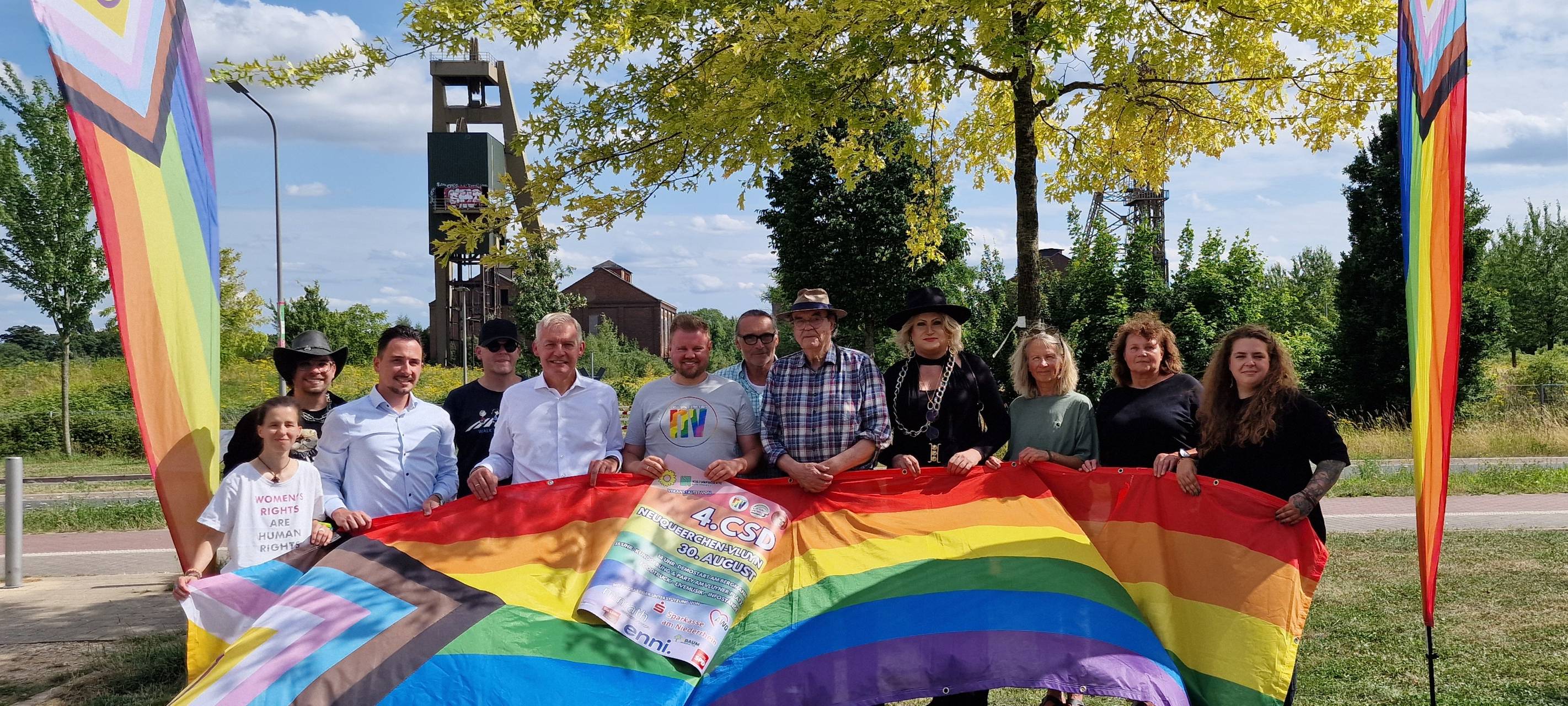 Neukirchen-Vluyn bereitet sich auf CSD im August vor