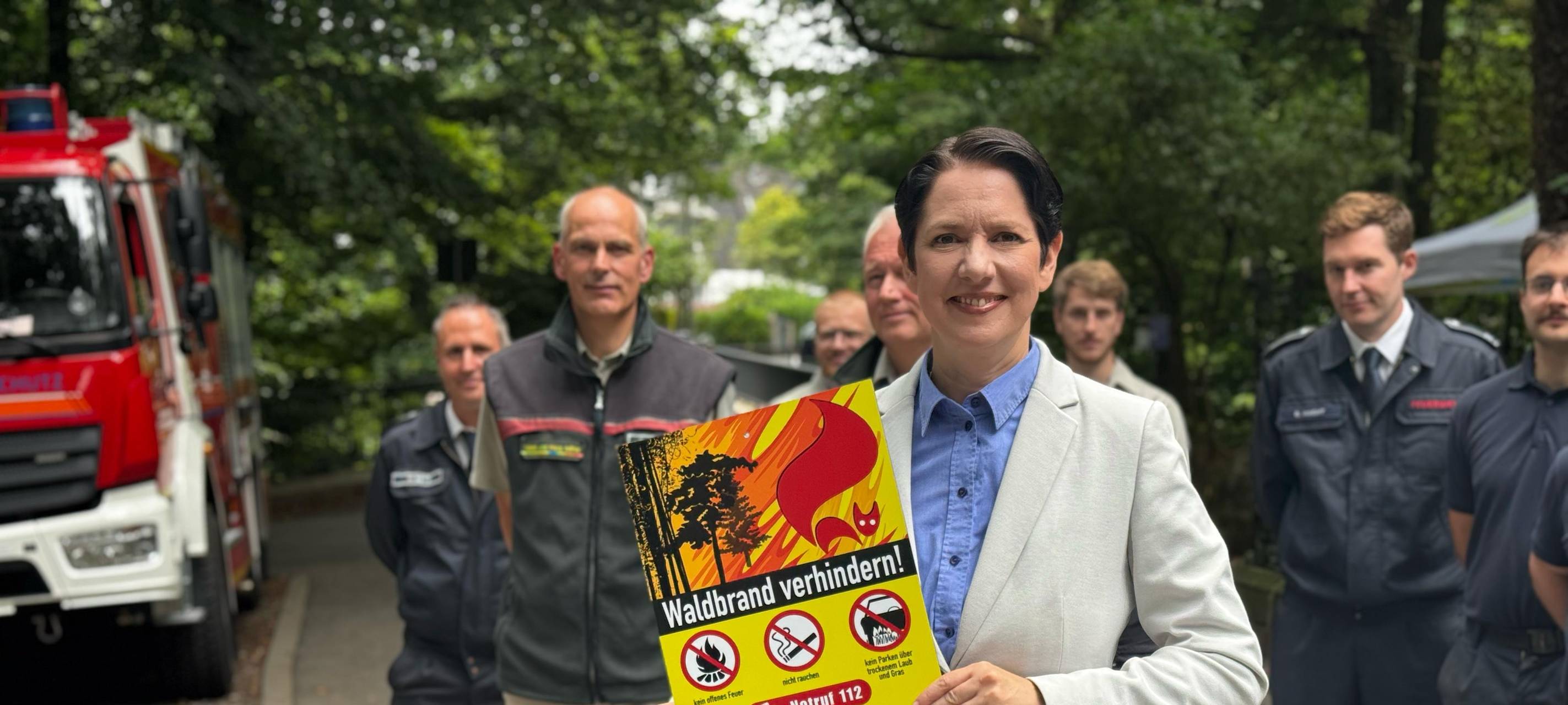 Neue Warnschilder vor Waldbränden am Niederrhein geplant
