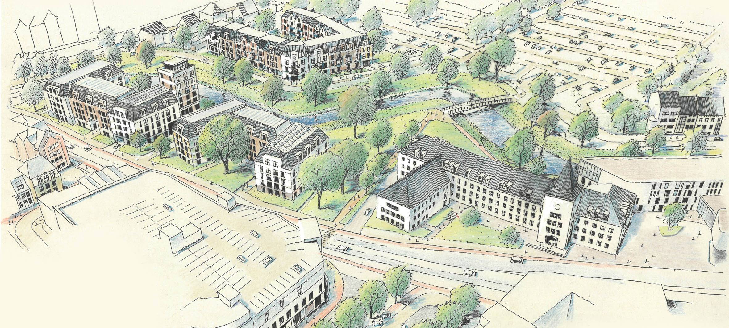 Moers will altes Finanzamt neu gestalten