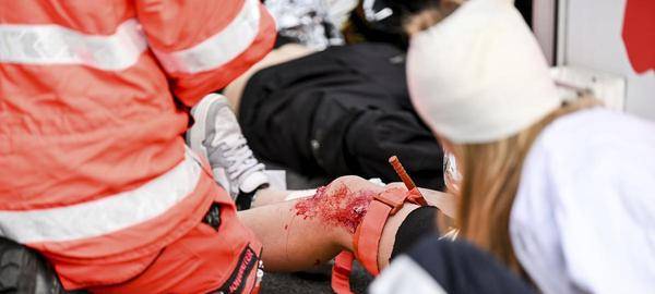 Rettung hautnah in der Duisburger Innenstadt