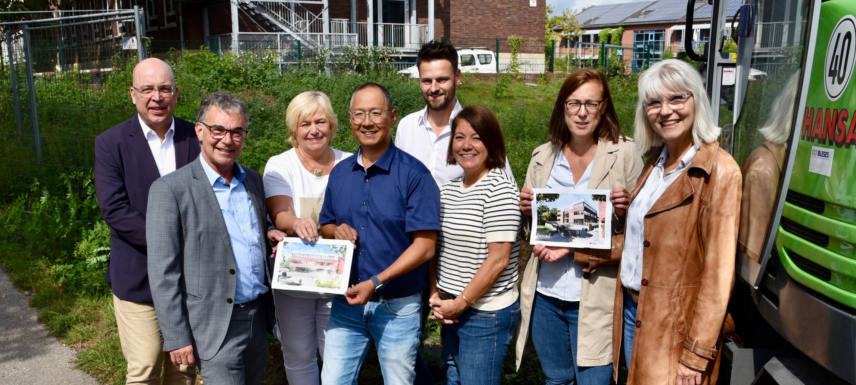 Start für den Neubau am Rheinberger Amplonius-Gymnasium