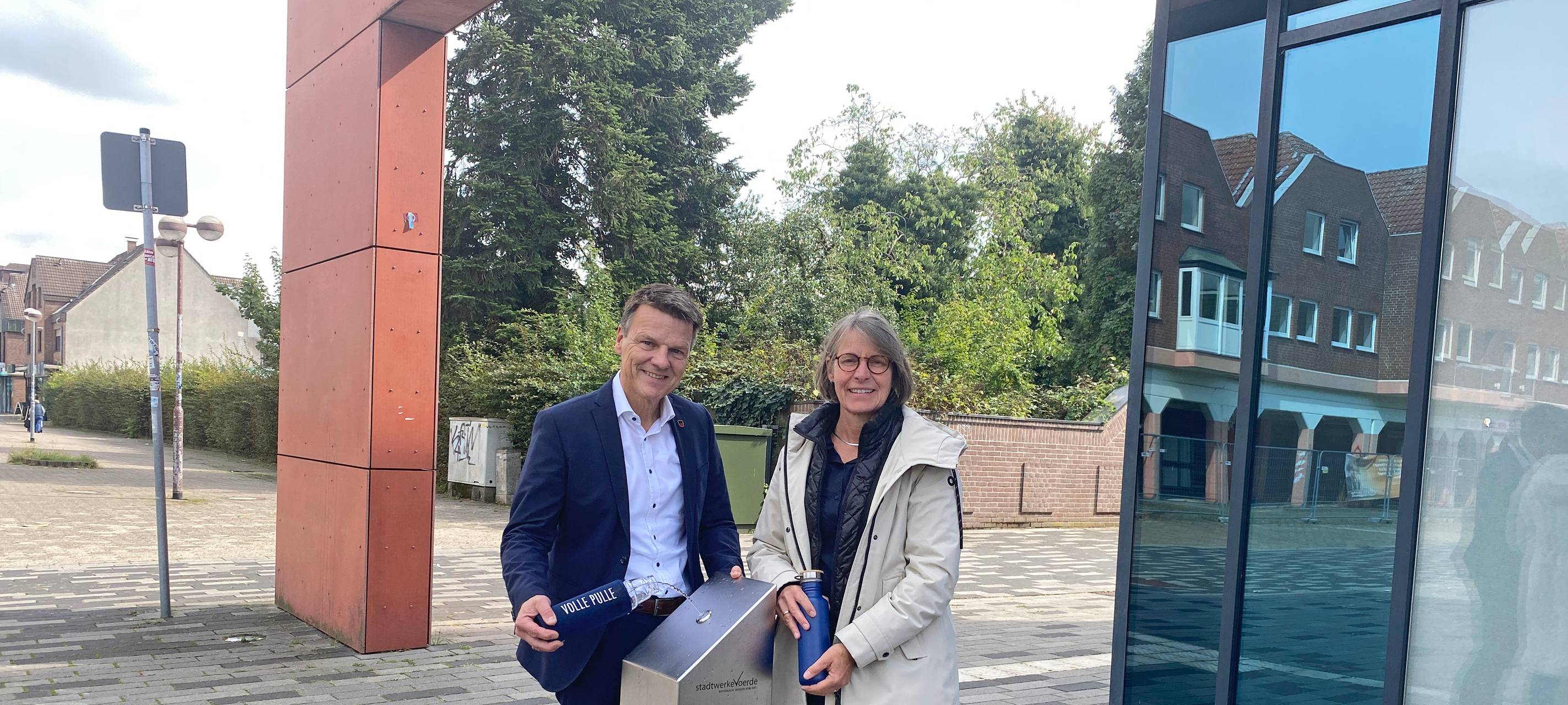 Immer mehr Trinkbrunnen im Kreis - vier neue für Voerde