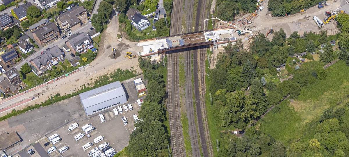 Cölve-Brücke zwischen Moers und Duisburg wird bald eröffnet