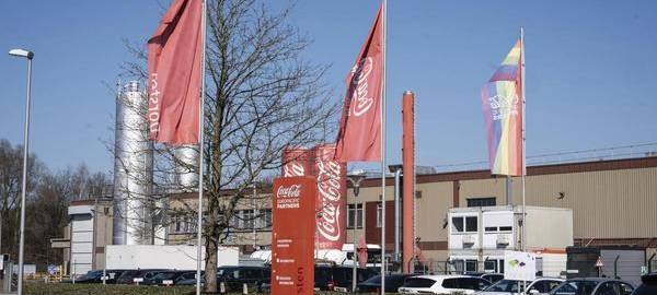 Coca-Cola-Mitarbeiter in Dorsten streiken