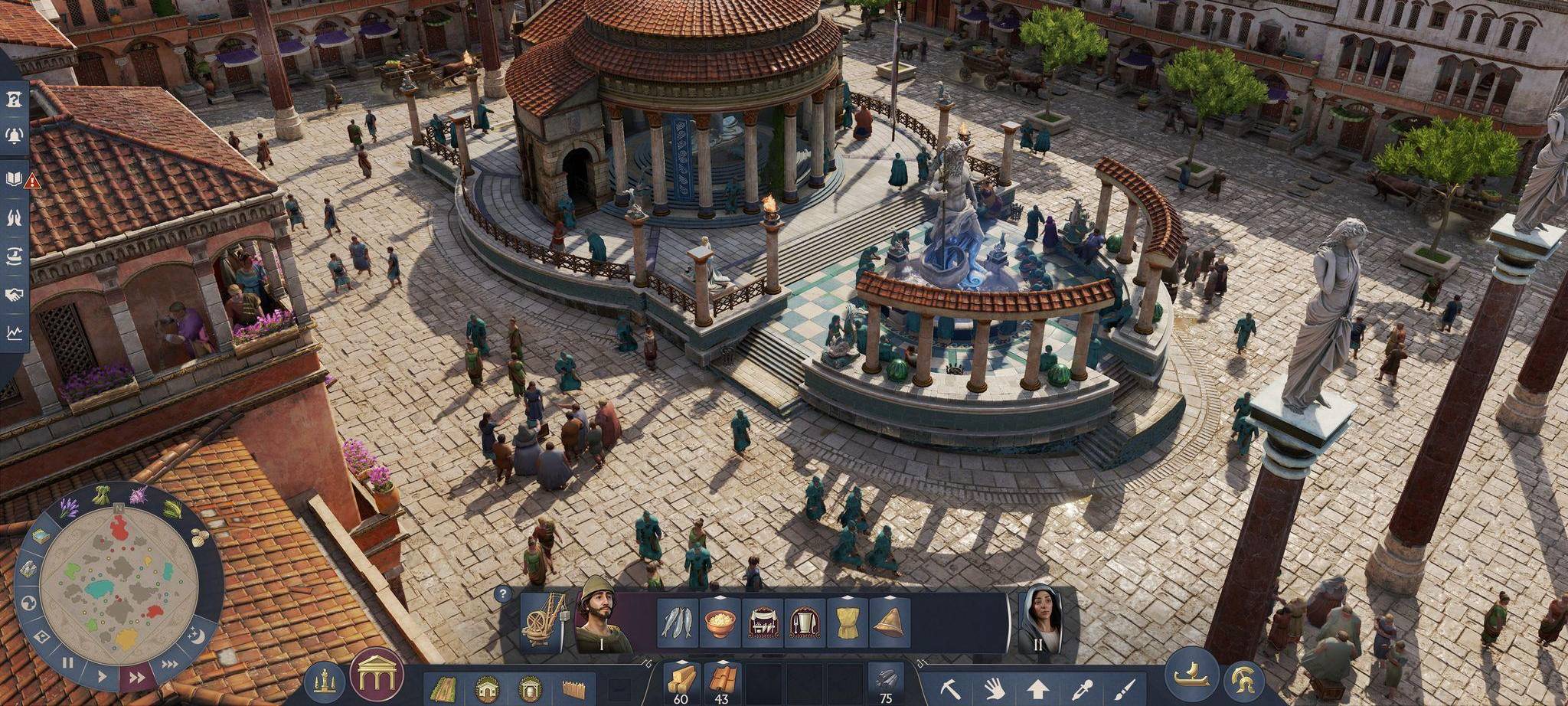 Screenshot vom Spiel «Anno 117: Pax Romana»